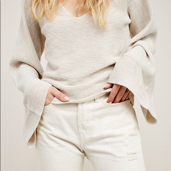 Free People Flare Sleeve Top - Picture 3 of 3